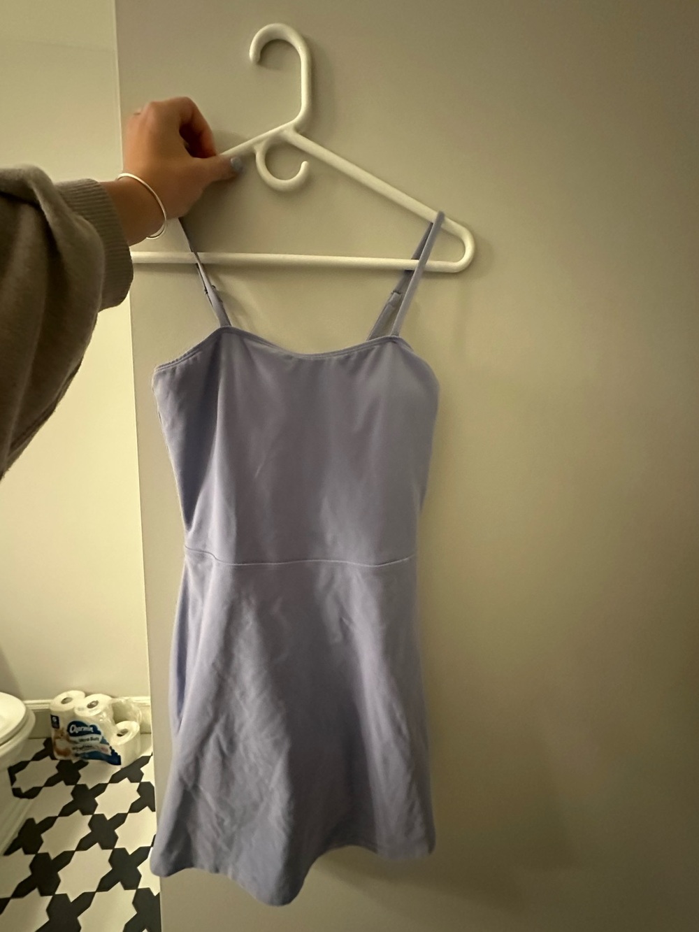 ALO Yoga Lavender Crop Tank Top